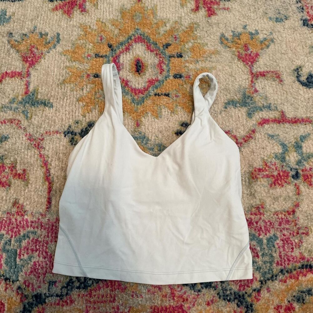 Lululemon Women's light Blue Crop-top